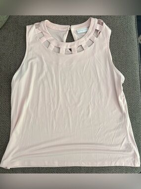 New York & Co Sleeveless Cutout Detail Top